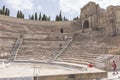 Roman Theatre Cartagena Southern Spain Royalty Free Stock Photo