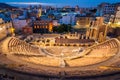 The Roman Theatre in Cartagena, Spain Royalty Free Stock Photo