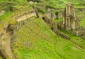 Roman theatre in the city of Volterra, Italy Royalty Free Stock Photo