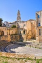 Roman theatre. Lecce. Puglia. Italy. Royalty Free Stock Photo