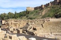 Roman theatre Malaga, Spain Royalty Free Stock Photo