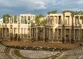 Roman Theatre in Merida Royalty Free Stock Photo