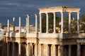 Roman Theatre in sunny morning at Merida Royalty Free Stock Photo