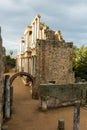 Roman Theatre in sunny morning Royalty Free Stock Photo