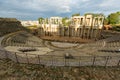 Roman Theatre in sunny morning. Merida Royalty Free Stock Photo