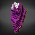 Roman toga. Ancient commander, emperor male dress