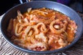 Roman tripe typical dish of Italy europe