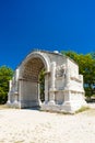 Roman Triumphal arch, Glanum, Saint-Remy-de-Provence, Provence Royalty Free Stock Photo