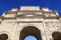 Roman triumphal arch of Orange, France Royalty Free Stock Photo