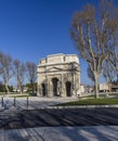 Roman triumphal arch, Orange, UNESCO world heritage, Provence, France Royalty Free Stock Photo