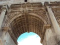 Roman Triumphal Arch Royalty Free Stock Photo