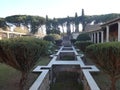 Roman VillaÃÂ´s Gardens at Pompeii Ruins