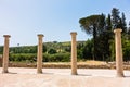 Roman villa surrounding at Piazza Armerina, Sicily Royalty Free Stock Photo