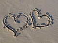 Romance on the beach Royalty Free Stock Photo
