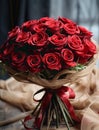 Romance Red Rose Blooming Flower for Valentine Lover