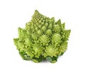 Romanesco broccoli cabbage or Roman Cauliflower isolated on white background Royalty Free Stock Photo