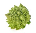 Romanesco broccoli cabbage or Roman Cauliflower isolated on white background Royalty Free Stock Photo