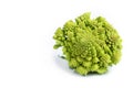 Romanesco broccoli on a white isolated background. Unusual vegetables