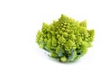 Romanesco broccoli on a white isolated background. Unusual vegetables