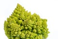 Romanesco broccoli on a white isolated background. Unusual vegetables