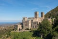 The Romanesque abbey of Sant Pere de Rodes. Girona, Catalonia Royalty Free Stock Photo