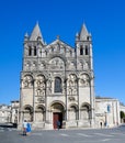 Romanesque Cathedral of Angouleme, France.