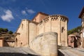 Romanesque church of San Miguel or San Valero, Daroca. Zaragoza Royalty Free Stock Photo