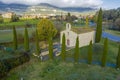 Romanesque church of sant antoni de codines centelles SXIII Spain Royalty Free Stock Photo