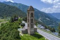 Romanesque church Sant Miquel d Engolasters, Andorra Royalty Free Stock Photo