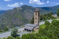 Romanesque church Sant Miquel d Engolasters, Andorra Royalty Free Stock Photo