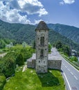 Romanesque church Sant Miquel d Engolasters, Andorra Royalty Free Stock Photo