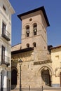 Romanesque church of Satiago, Carrion de los Condes, Palencia Royalty Free Stock Photo