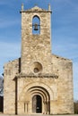 Romanesque church of St. Maria de Porqueres. Banyoles, Girona, Spain Royalty Free Stock Photo