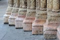 Romanesque columns feet
