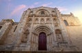 Romanesque facade of the cathedral in Zamora, Castilla y Leon, Spain Royalty Free Stock Photo