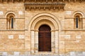 Romanesque gate in the church of San Martin in Fromista, in the