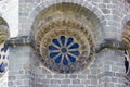 Windows of Basilica of St. Procopius in Trebic Royalty Free Stock Photo