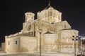 Romanesque and gothic church by night. Colegiata Toro. Castilla LeÃÂ³n Royalty Free Stock Photo