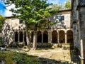 The romanesque gothic monastery of Santo Estevo de Ribas de Sil at Nogueira de Ramuin, Galicia in Spain