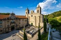 The romanesque gothic monastery of Santo Estevo de Ribas de Sil at Nogueira de Ramuin, Galicia in Spain