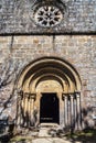 The romanesque gothic monastery of Santo Estevo de Ribas de Sil at Nogueira de Ramuin, Galicia in Spain