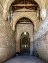 The romanesque gothic monastery of Santo Estevo de Ribas de Sil at Nogueira de Ramuin, Galicia in Spain
