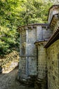 The romanesque gothic monastery of Santo Estevo de Ribas de Sil at Nogueira de Ramuin, Galicia in Spain