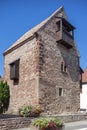 Romanesque house in Rosheim. Alsace region in France