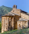 Romanesque Monastery in Escalo, Catalan Pyrenees Royalty Free Stock Photo