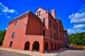 1891 Romanesque Revival style Steele County courthouse Owatonna MN Rear entry