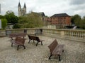 Romanesque Road in Magdeburg, Saxonyanhalt, Germany. Royalty Free Stock Photo