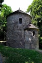 Romanesque rotunda in the park of Cieszyn Castle, Poland