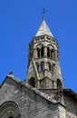 Romanesque Saint-LÃÂ©onard aisled Church, France Royalty Free Stock Photo