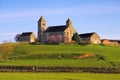 Romanesque Sigy le Chatel church in Burgundy Royalty Free Stock Photo